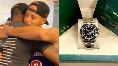 steph gives rolex|Steph Curry gifts Draymond Green, Andre Iguodala Rolex .